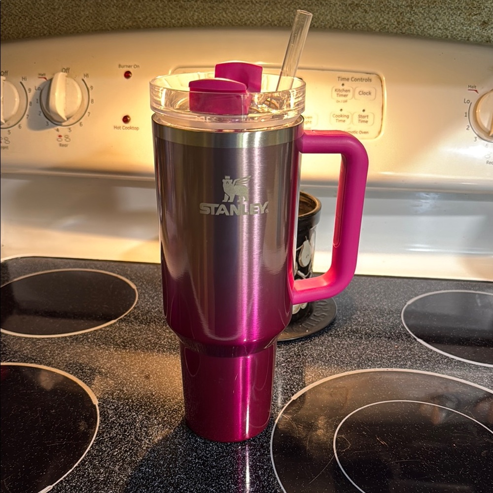Stanley Fuchsia Stainless Steel Mug with Handle
